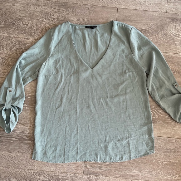 Forever 21 Teal Blouse - Picture 3 of 3